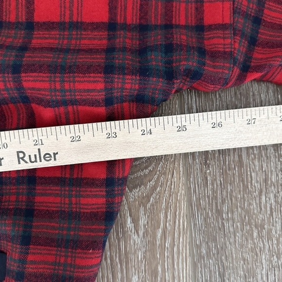 Vintage Pendleton Cardigan Jacket Mens XL Red Black Plaid Wool USA 80s Western - Picture 12 of 16